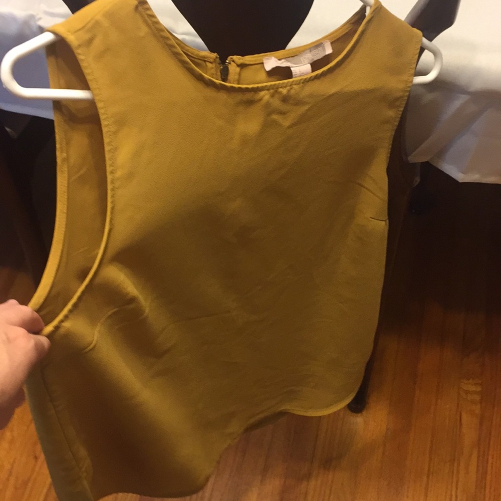 Gold H&M top